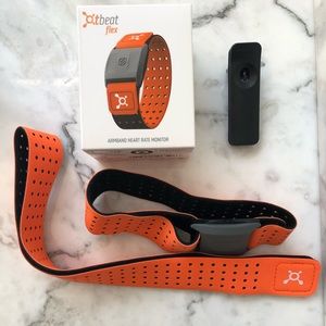 Orange Theory Armband Heart Monitor & 2 ball caps